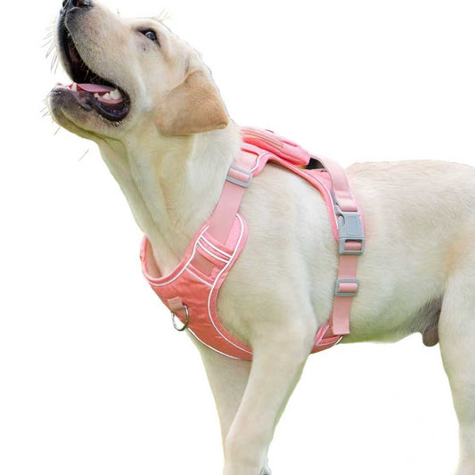 Waterproof & Anti-Pull Adventure Harness with Mini Backpack(Peach Pink)