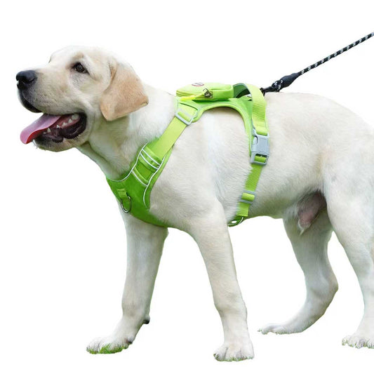Waterproof & Anti-Pull Adventure Harness with Mini Backpack(Mint Green)