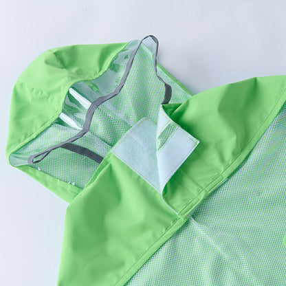 Waterproof Dog Raincoat for Medium & Large Dogs(Apple Green Green)