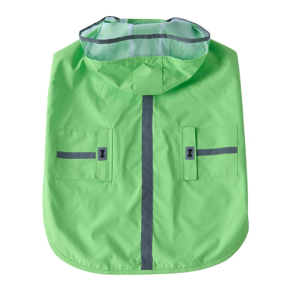 Waterproof Dog Raincoat for Medium & Large Dogs(Apple Green Green)