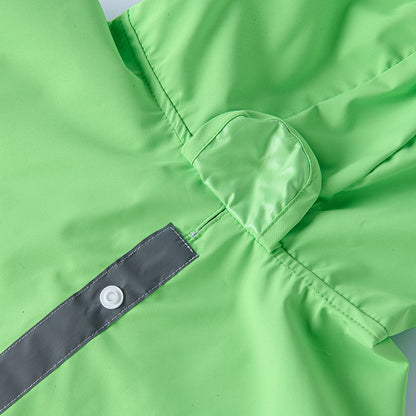 Waterproof Dog Raincoat for Medium & Large Dogs(Apple Green Green)