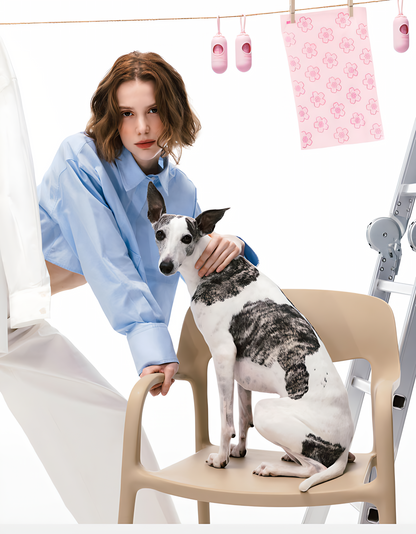 Dog Poop Bag Dispenser with Cherry Blossom Scented Bags