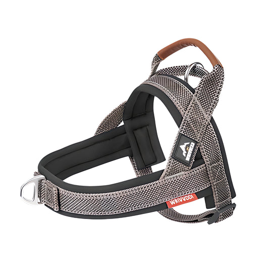 Heavy Duty Tactical Dog T-Harness for Medium & Large Dogs (Galaxy Gray)