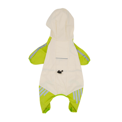 Waterproof Dog Raincoat(Forest Green)(6-10lb)