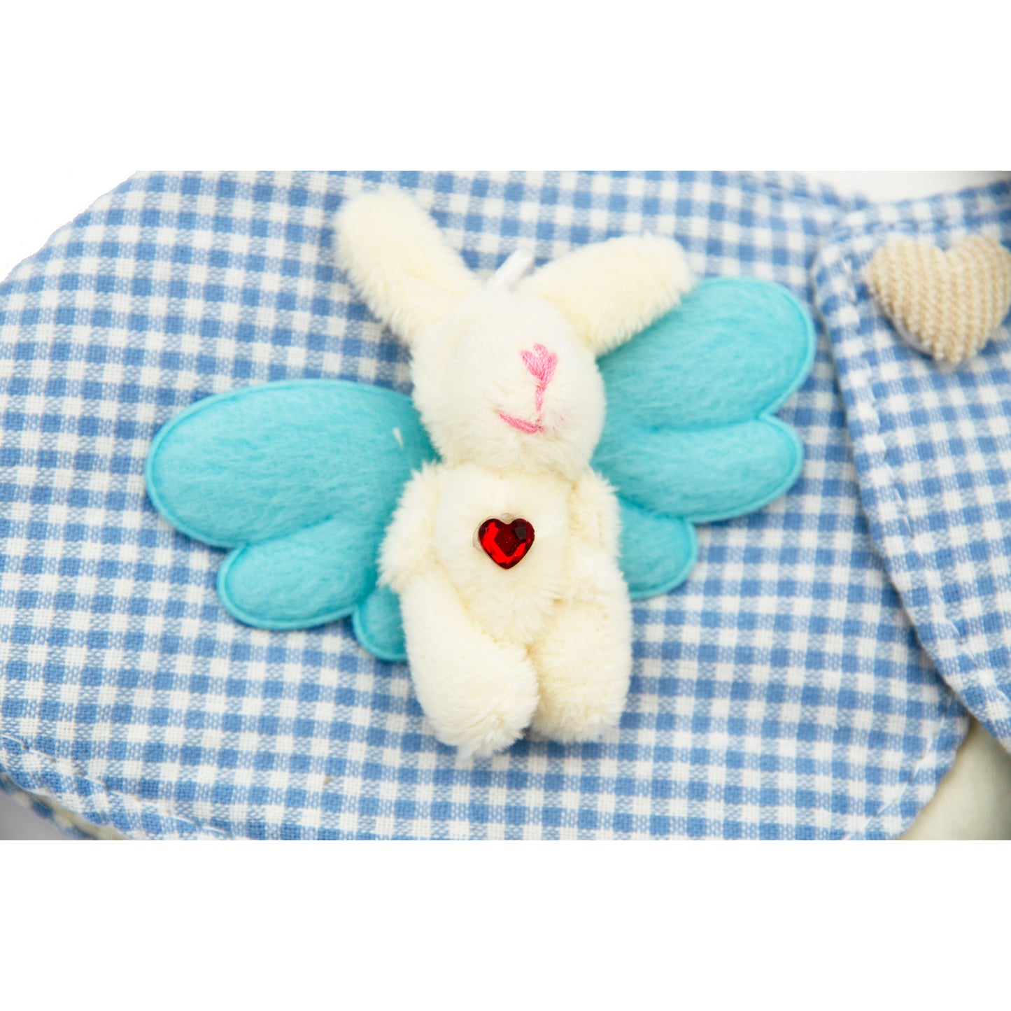 Plaid Dog Bandana(Light Blue)