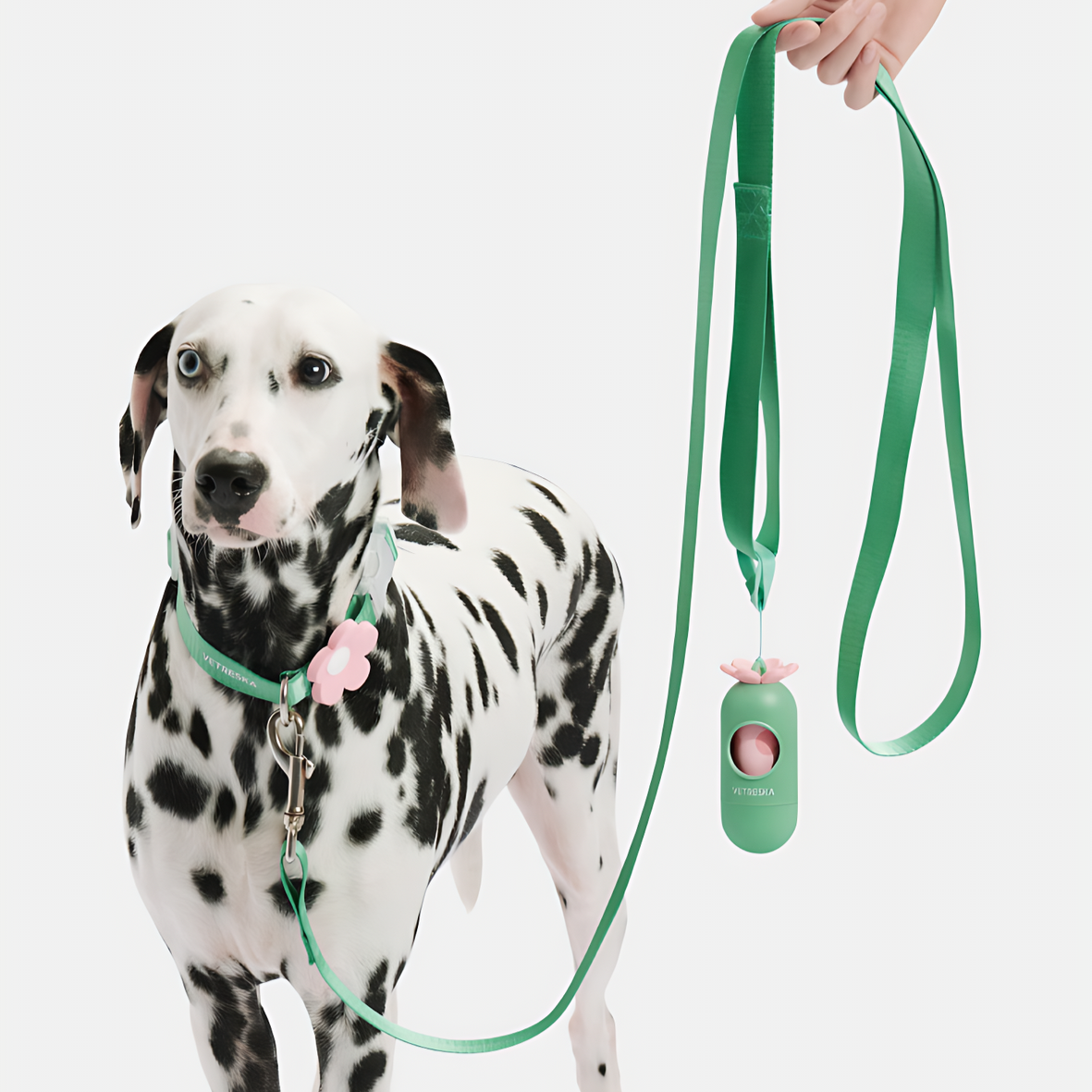 Dog Poop Bag Dispenser with Flora Scented Bags