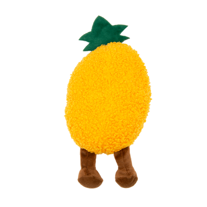 Plush Fruit Squeaky Dog Toy(Pineapple)