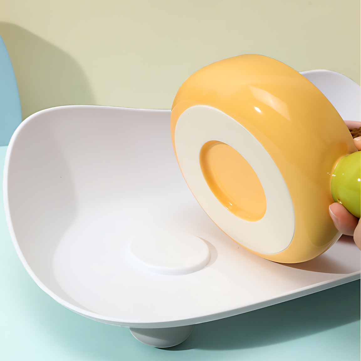 Candy Bean Ceramic Dog Bowl Set