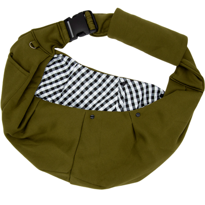 Travel Pet Sling Bag for Small Dogs (Green)