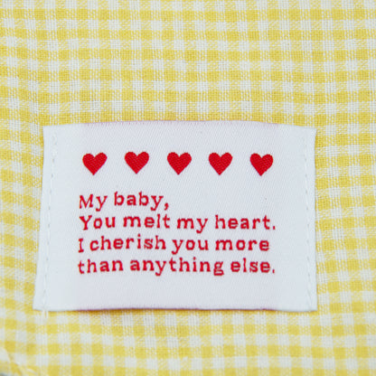Plaid Dog Bandana(Lemon Yellow)