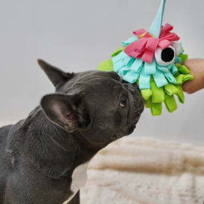 Snuffle Interactive Dog Toy, Christmas Tree Collection(Sky Blue)