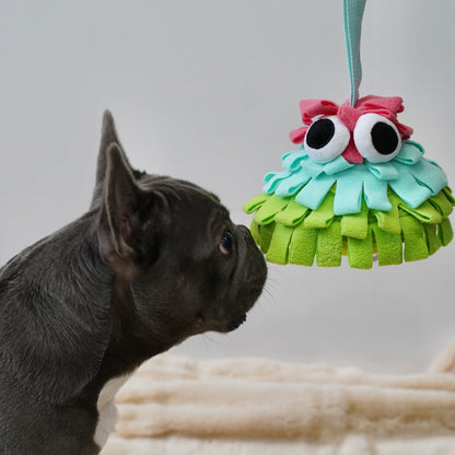 Snuffle Interactive Dog Toy, Christmas Tree Collection(Sky Blue)