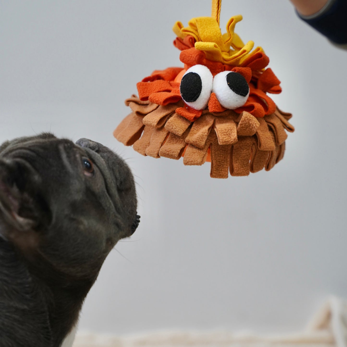 Snuffle Interactive Dog Toy, Christmas Tree Collection(Tangerine)