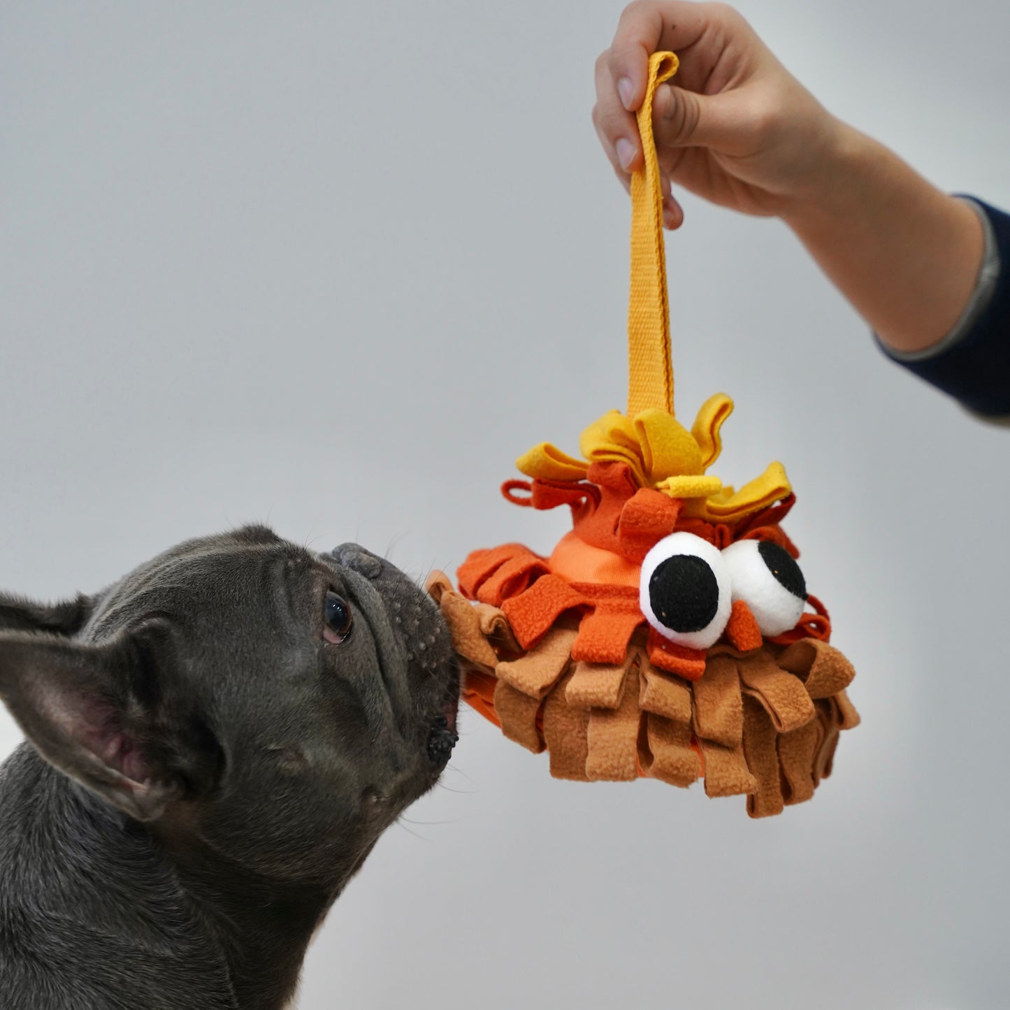 Snuffle Interactive Dog Toy, Christmas Tree Collection(Tangerine)