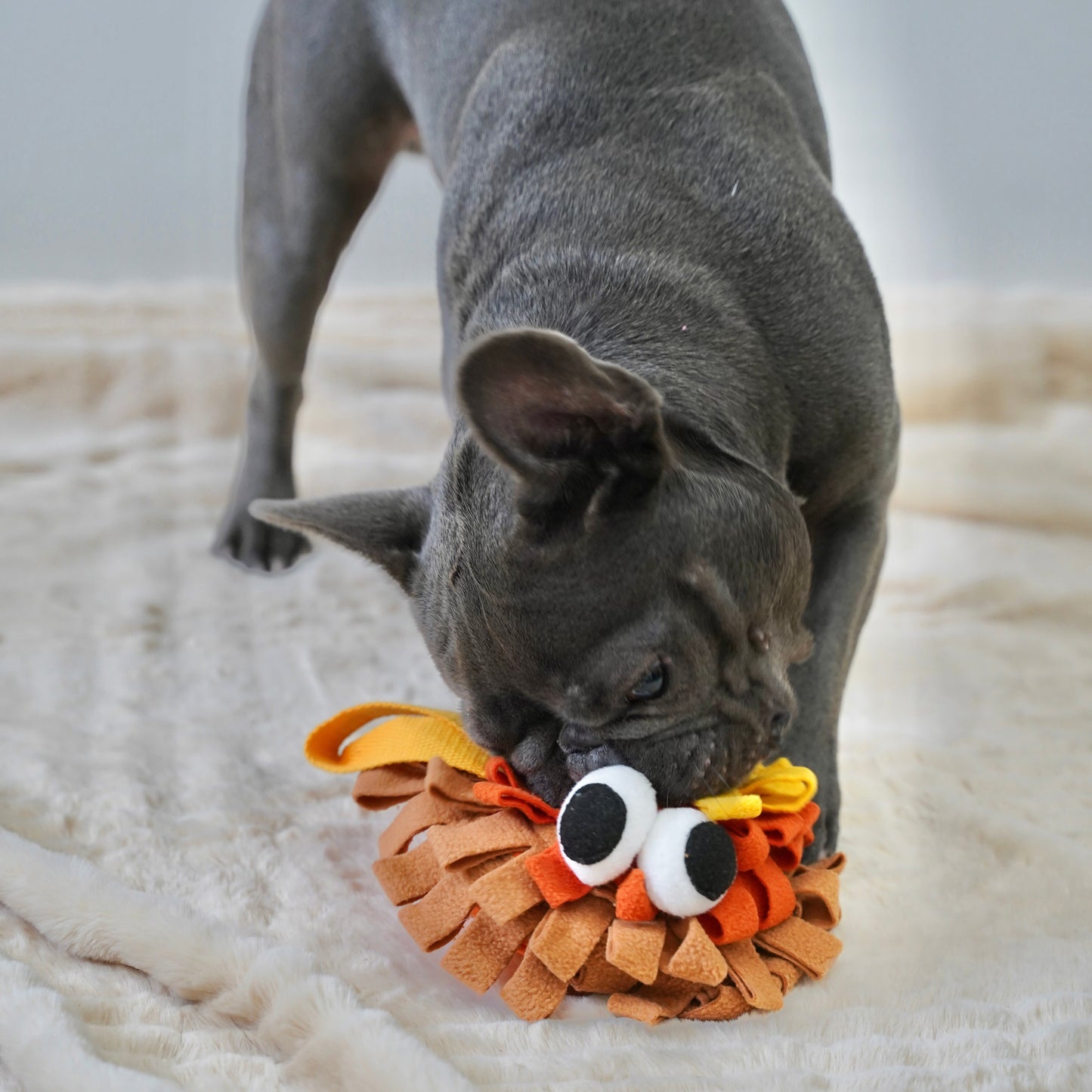 Snuffle Interactive Dog Toy, Christmas Tree Collection(Tangerine)