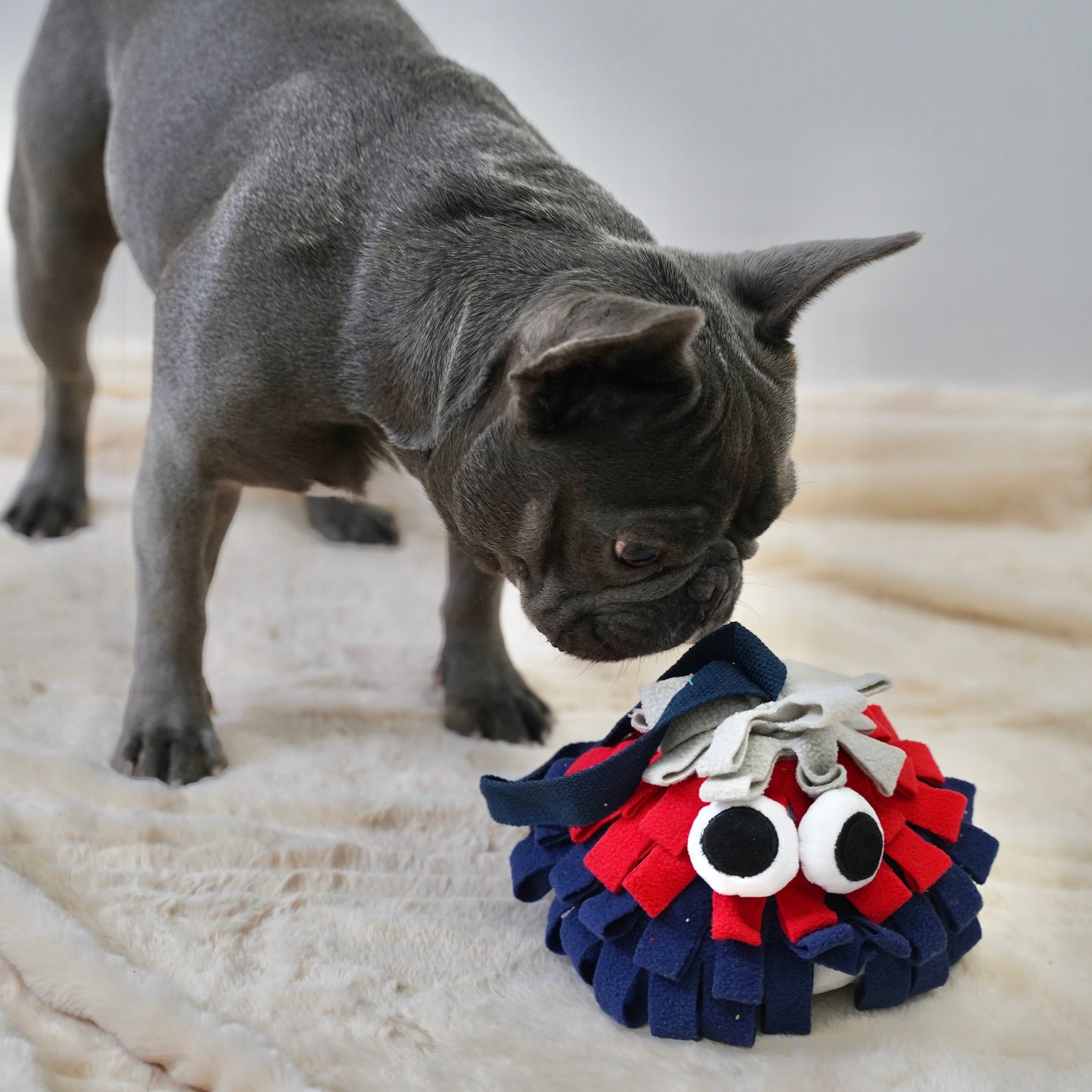 Snuffle Interactive Dog Toy, Christmas Tree Collection(Ruby Red)