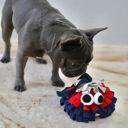 Snuffle Interactive Dog Toy, Christmas Tree Collection(Ruby Red)