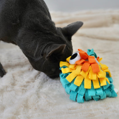 Snuffle Interactive Dog Toy, Christmas Tree Collection(Sunshine Yellow)