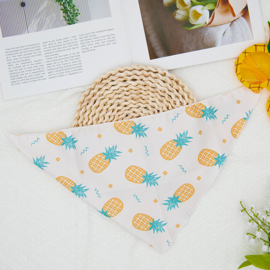 Fresh Fruit Dog Bandana(Pineapple)