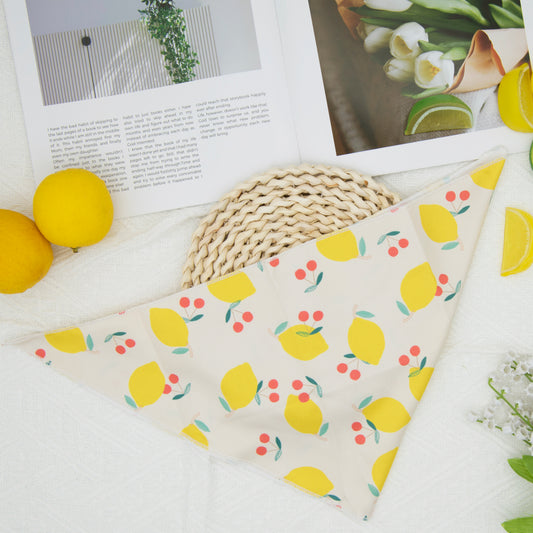 Fresh Fruit Dog Bandana(Lemon)