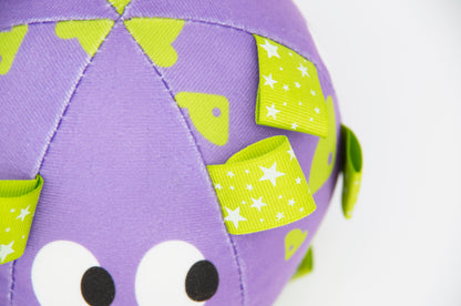 Big Eyed Grab Tabs Pup Ball Toy (Grape Pop)