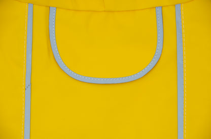 Waterproof Dog Raincoat for Large Dogs(Yellow)