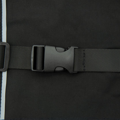 Waterproof Dog Raincoat for Large Dogs(Black)