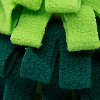 Snuffle Interactive Dog Toy, Christmas Tree Collection(Neon Green)