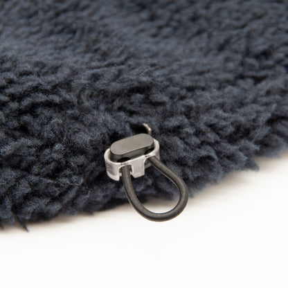 Winter Warmth & Windproof Dog Coat — Plush, Harness-Integrated & Easy Wear (Blue)