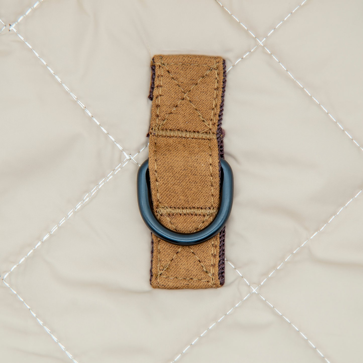 Quilted Warmth & Reflective Dog Coat — Lightweight, Secure & Adjustable (Warm Beige)