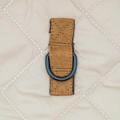 Quilted Warmth & Reflective Dog Coat — Lightweight, Secure & Adjustable (Warm Beige)