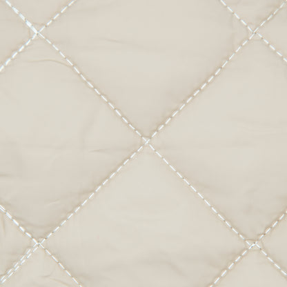 Quilted Warmth & Reflective Dog Coat — Lightweight, Secure & Adjustable (Warm Beige)