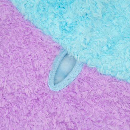 Autumn-Winter Plush Sweater for Large Dogs — Cozy, Stylish & Functional (Seren Hood Purple)