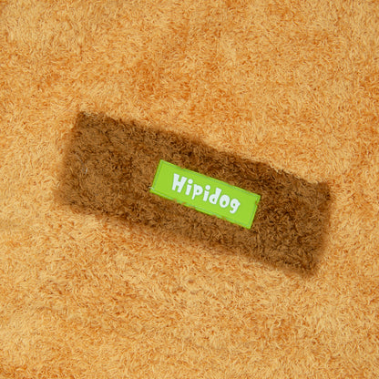 Autumn-Winter Plush Sweater for Large Dogs — Cozy, Stylish & Functional (Lomi Brown)