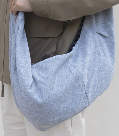 Travel Pet Sling Bag for Small Dogs (Gray)