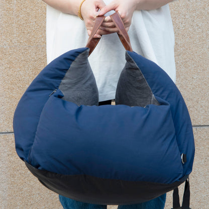 Portable Dog Car Seat, Booster Seat for Small and Medium Dogs(Navy Blue)