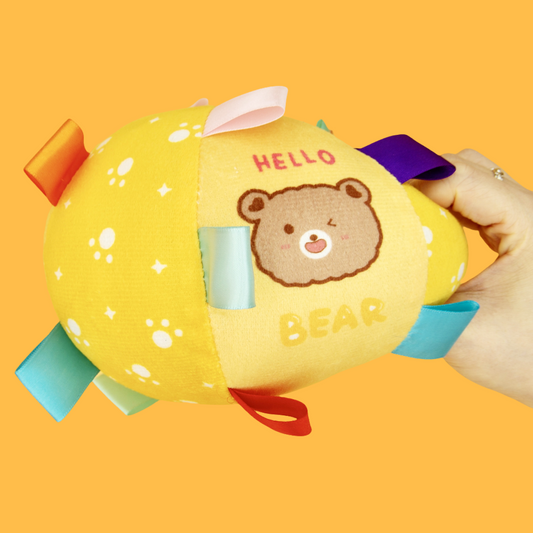 Hello Bear Grab Tabs Ball Toy for Dogs