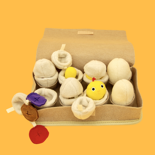 Egg Box Snuffle Dogs  Interactive Toy