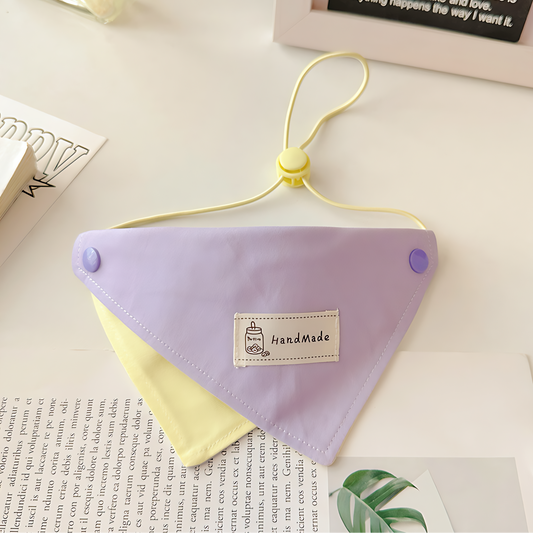 Macaron Dog Bandana(Taro Purple)