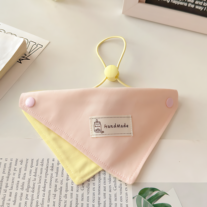 Macaron Dog Bandana(Lotus Pink)
