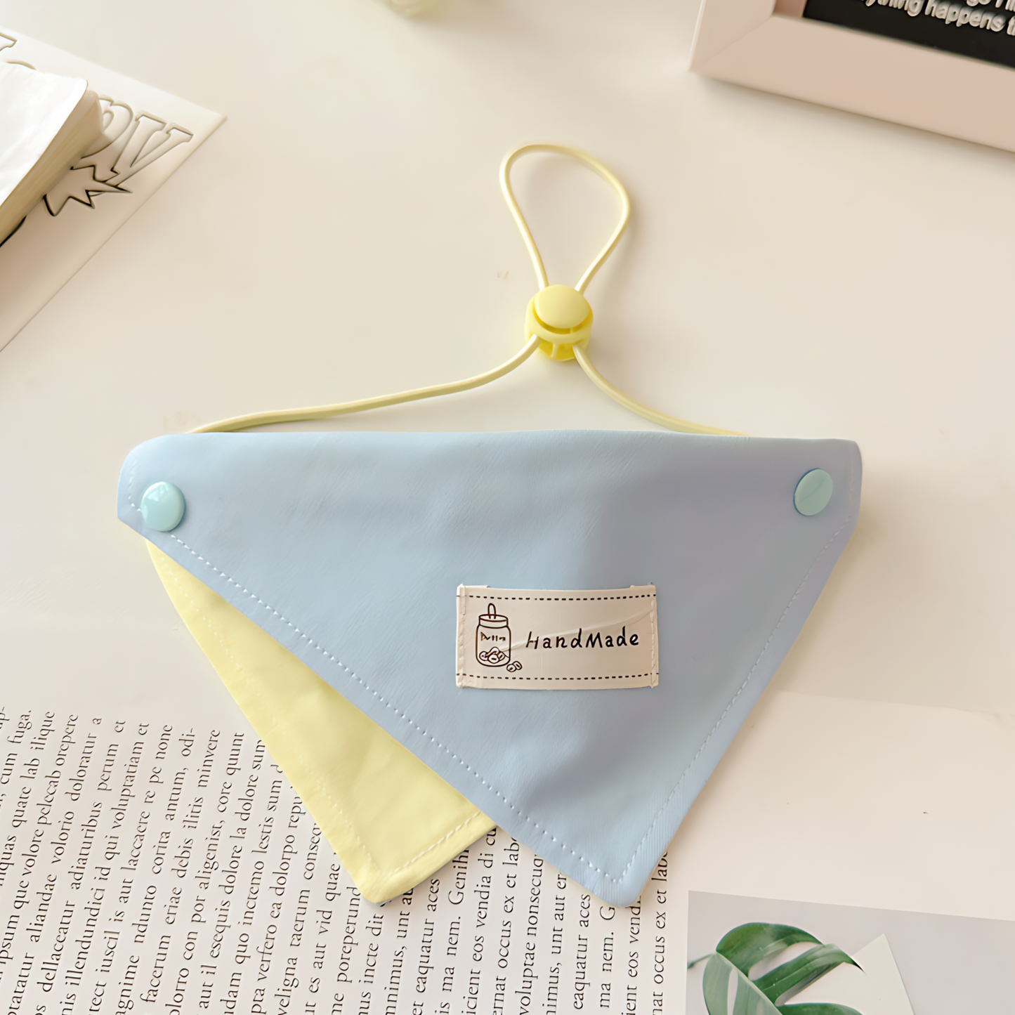 Macaron Dog Bandana(Light Blue)