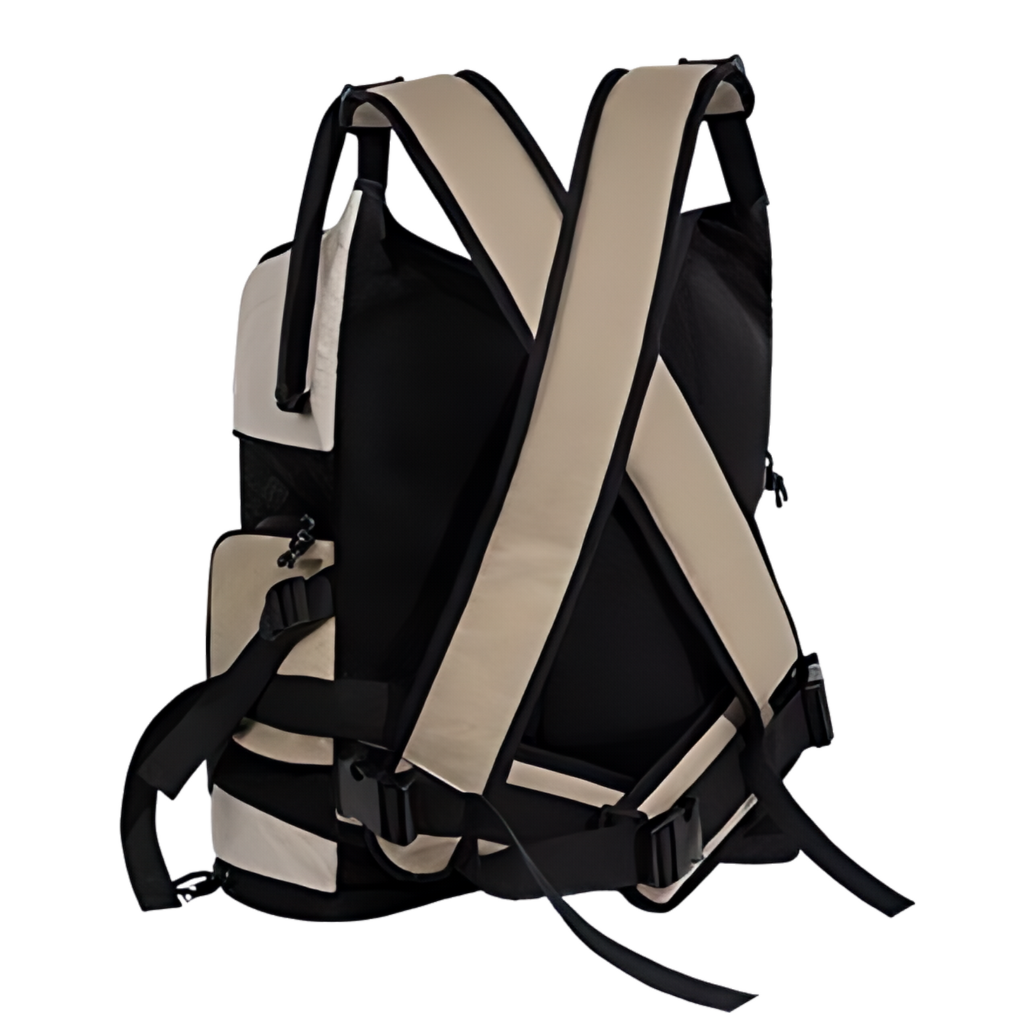 Breathable Canvas Dog Carrier Backpack, Forward Facing(Milk Brown)