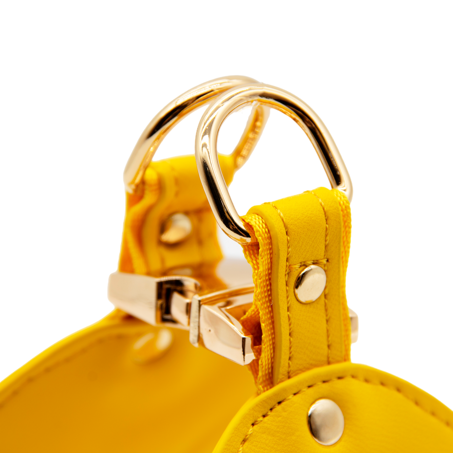 Medium Dog PU Leather Harness & Leash Set (Fits Chest 37-62cm)(Sunshine Day Yellow)