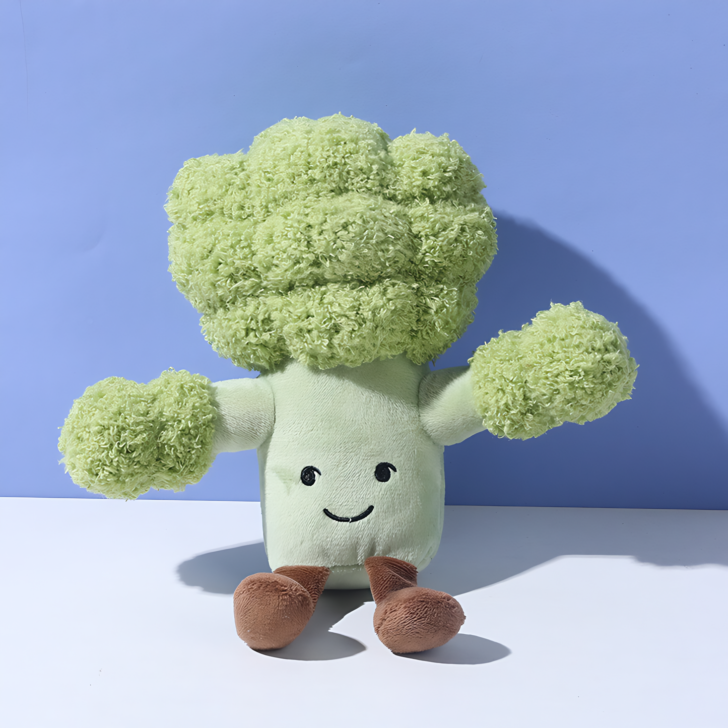 Plush Fruit Squeaky Dog Toy(Broccoli)