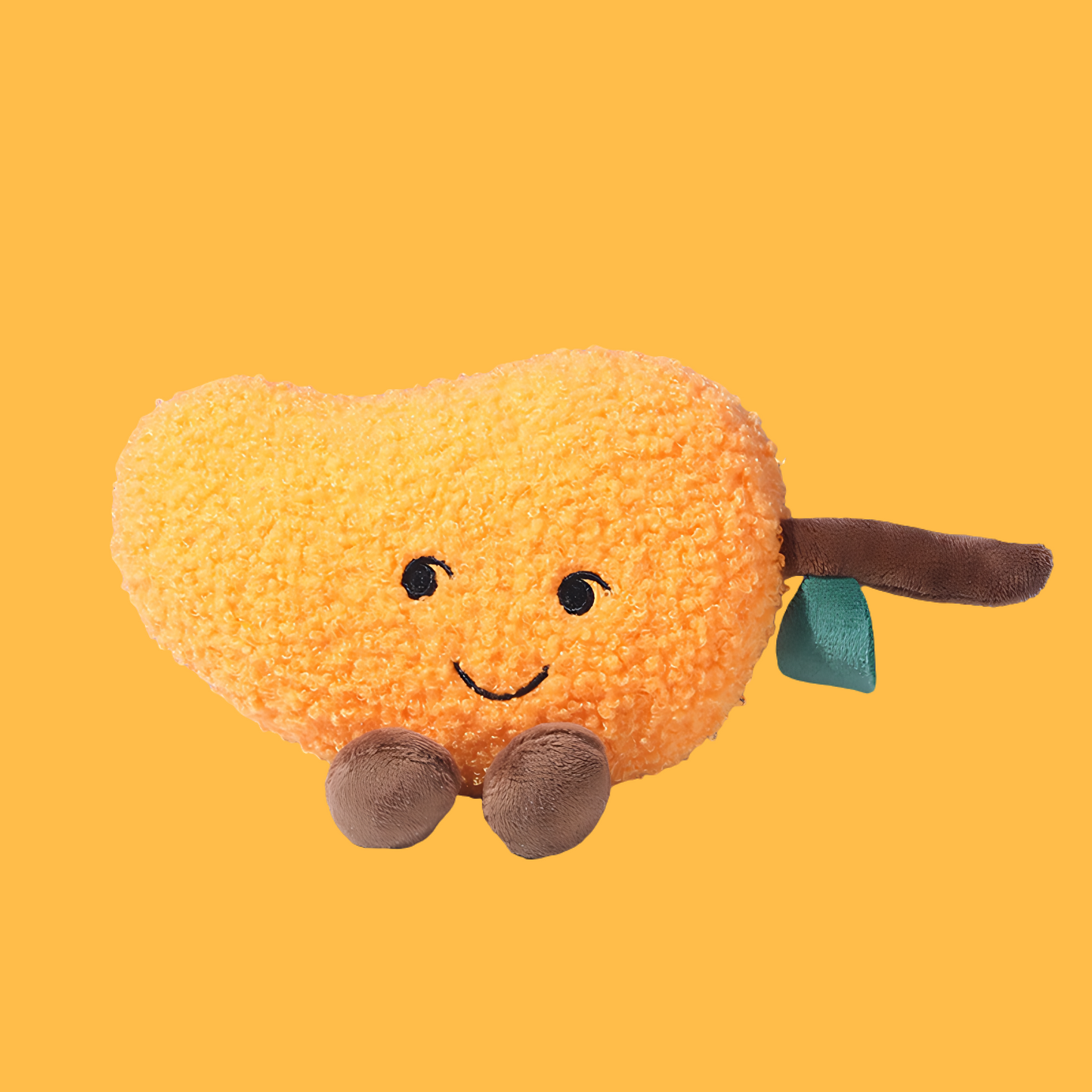 Plush Fruit Squeaky Dog Toy(Mango)
