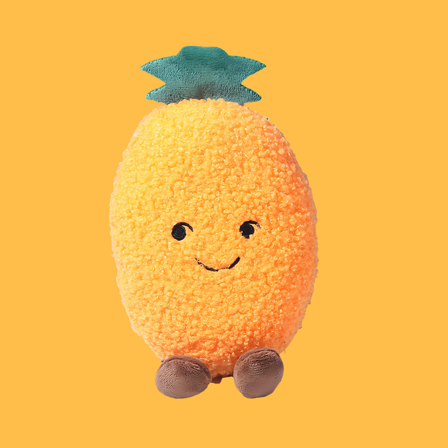 Plush Fruit Squeaky Dog Toy(Pineapple)