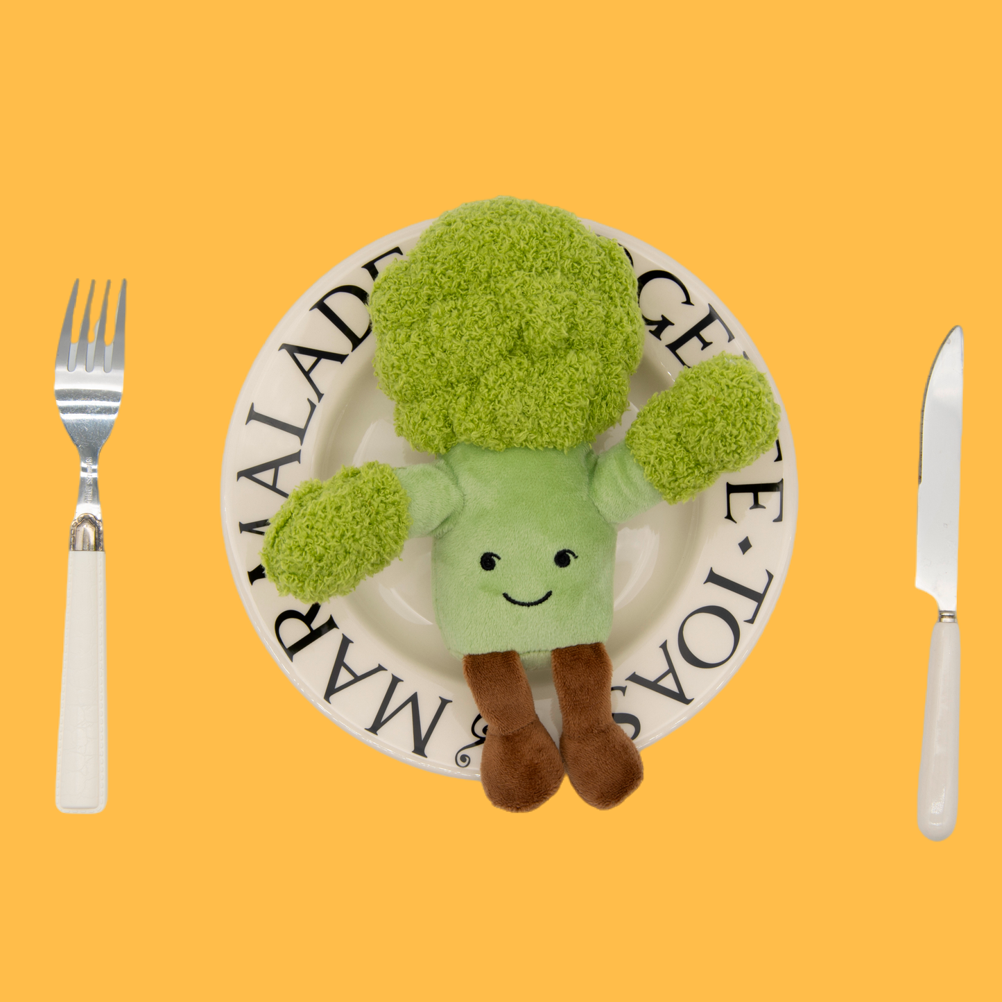Plush Fruit Squeaky Dog Toy(Broccoli)