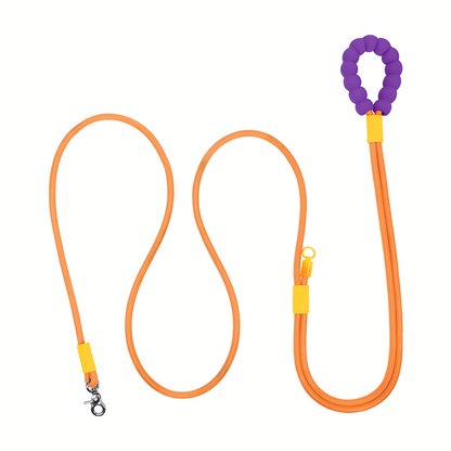 Neon-Color Heavy Duty Dog Leash with Comfort-Padded Handle (Citrus Glow)