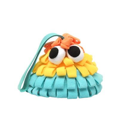 Snuffle Interactive Dog Toy, Christmas Tree Collection(Sunshine Yellow)