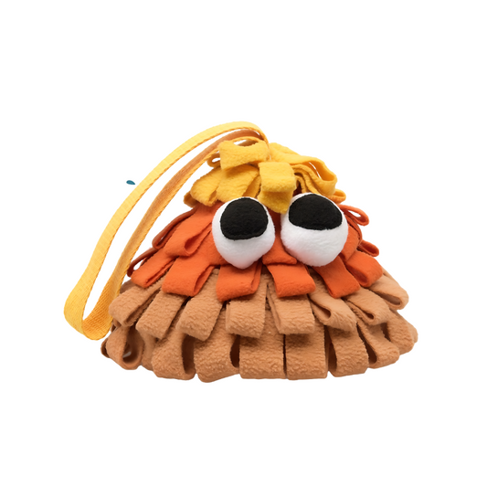 Snuffle Interactive Dog Toy, Christmas Tree Collection(Tangerine)